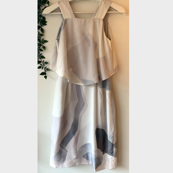 NWT Theory Landale 100% Silk Dress - Picture 3 of 14